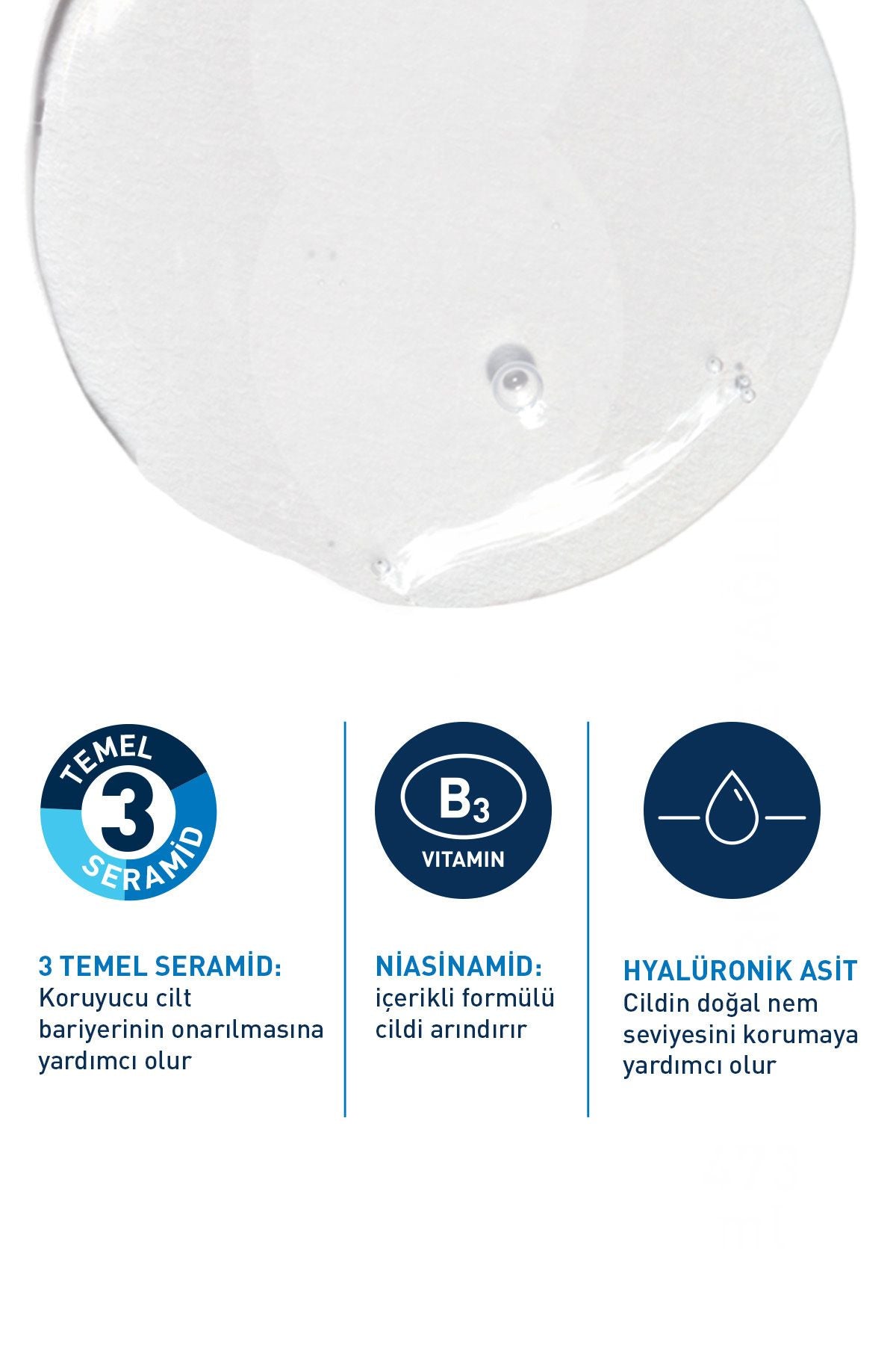 CeraVe Köpüren Temizleyici 473 ml – Normalden Yağlıya Dönük Ciltler İçin Nazik ve Etkili Yüz Temizleme Jeli