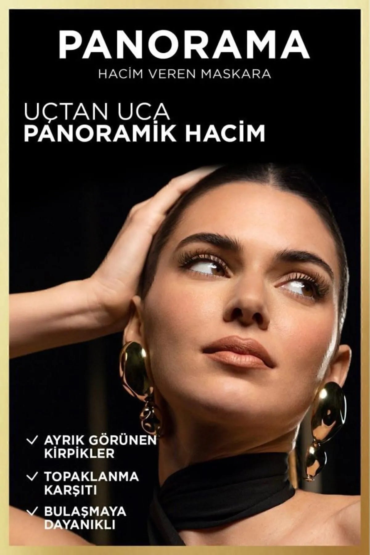 L'Oréal Paris Panorama Hacim Veren Maskara Siyah – Gözlerde Maksimum Hacim ve Etki