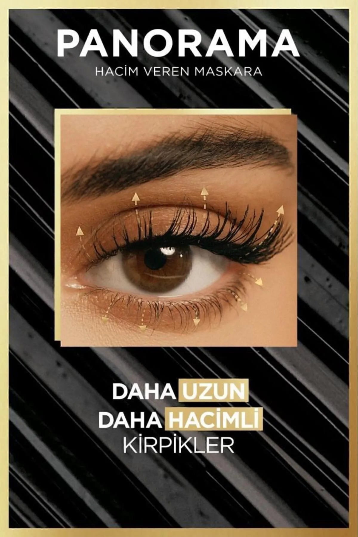 L'Oréal Paris Panorama Hacim Veren Maskara Siyah – Gözlerde Maksimum Hacim ve Etki